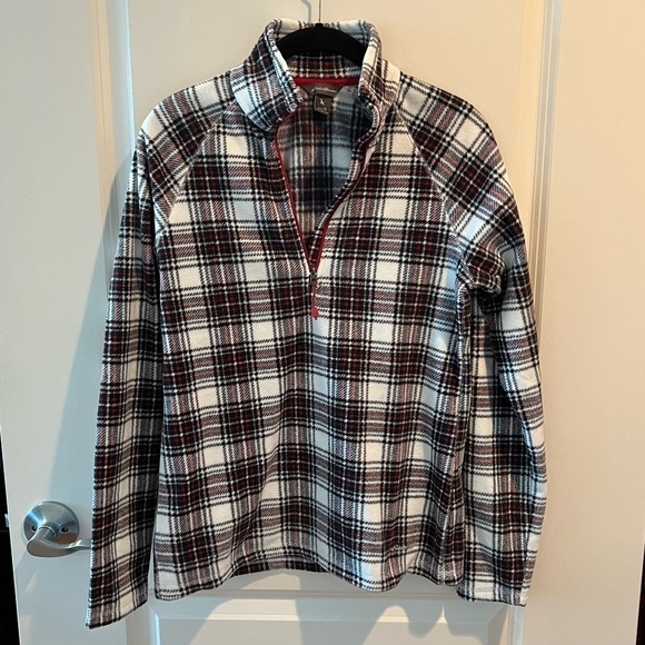 Eddie Bauer Plaid Fleece - Picture 2 of 9